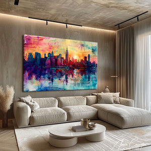 tableau new york couleur 