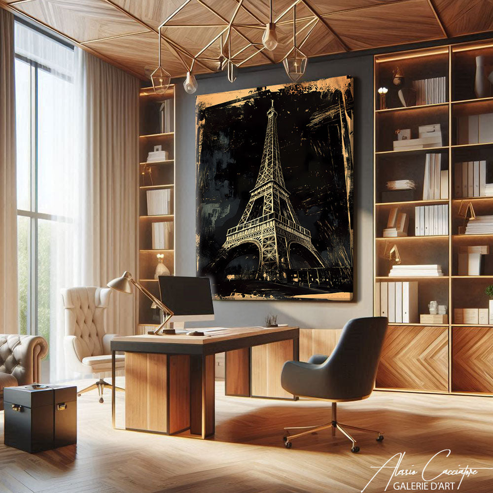 Tableau Paris Tour Eiffel
