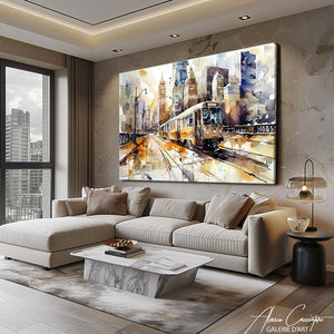 Tableau de Ville Moderne
