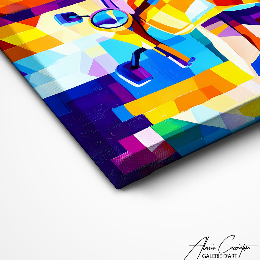 Art Mural Peinture Géométrique