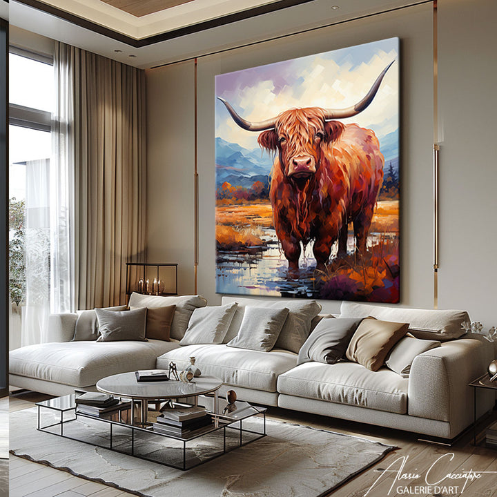 Tableau Highland Cow
