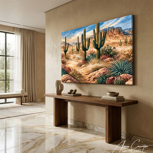 Décoration Murale Desert Cactus