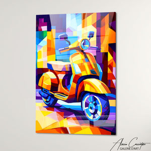 Cadre Peinture Géométrique