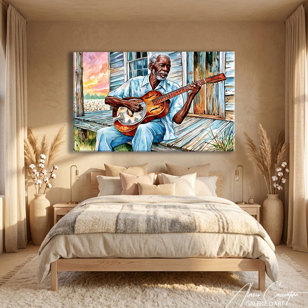 Toile Photo Guitare