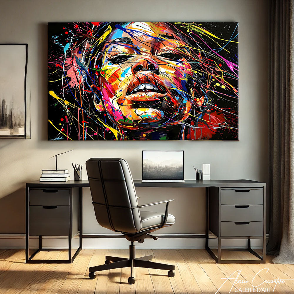 Tableau Femme Coloré