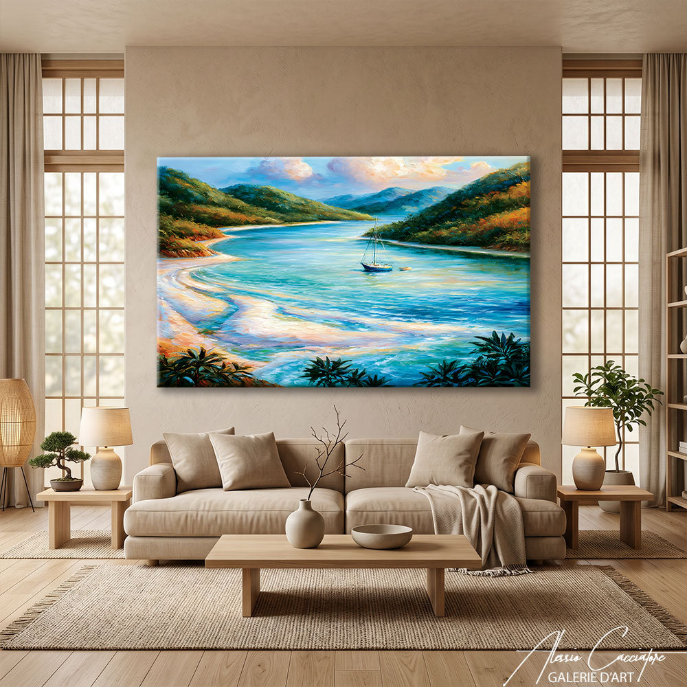 Peinture Plage Tableau