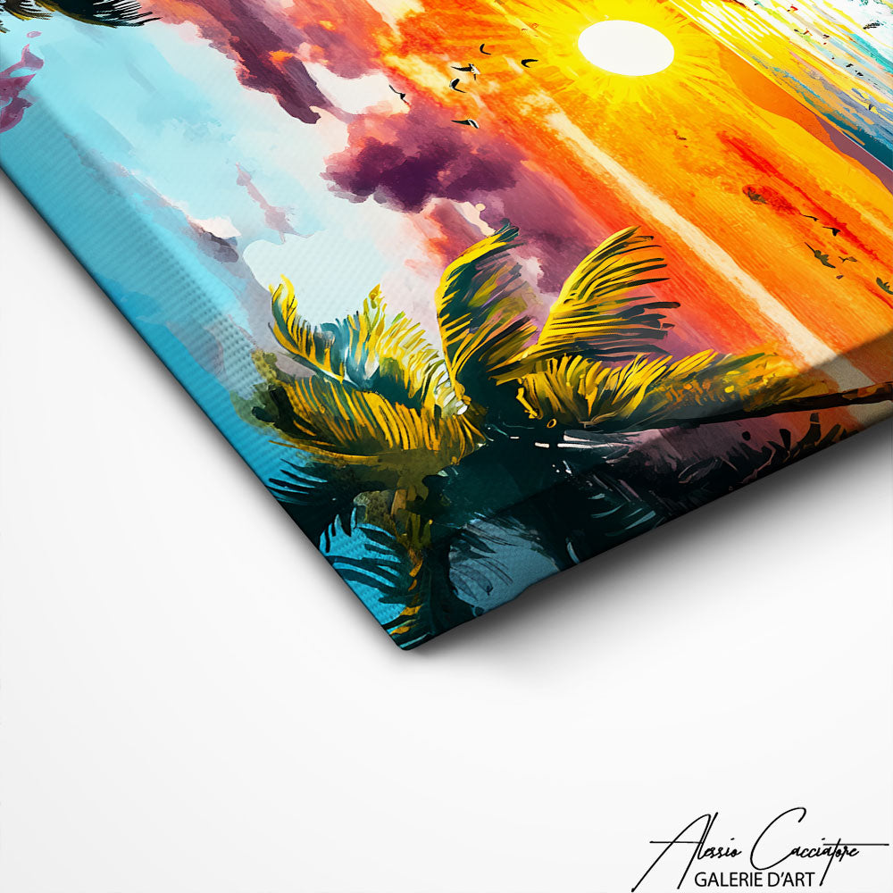 Décoration Murale Tableau Tropical