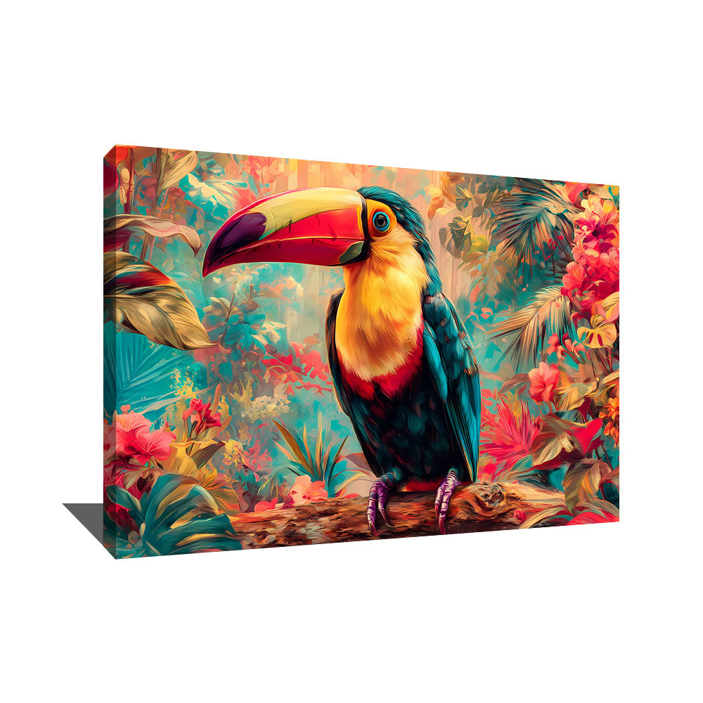 Tableau Oiseau Tropical