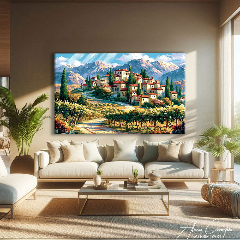 Peinture Paysage De Provence