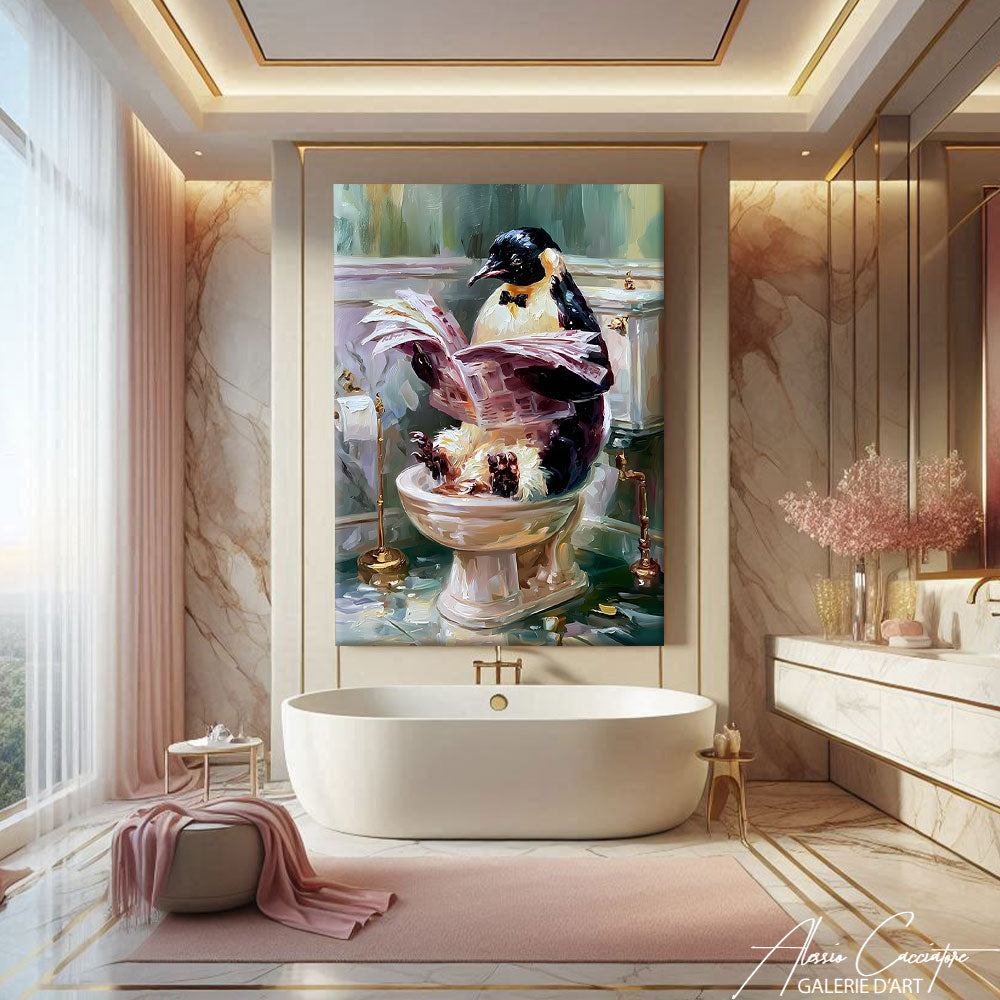 Affiche Drole Toilette