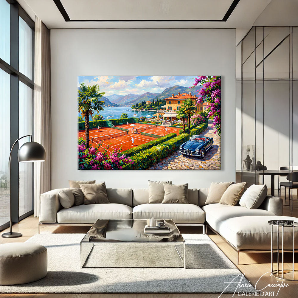 Toile Court De Tennis