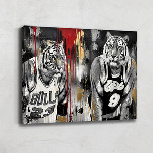 Tableau Basketball Noir Et Blanc