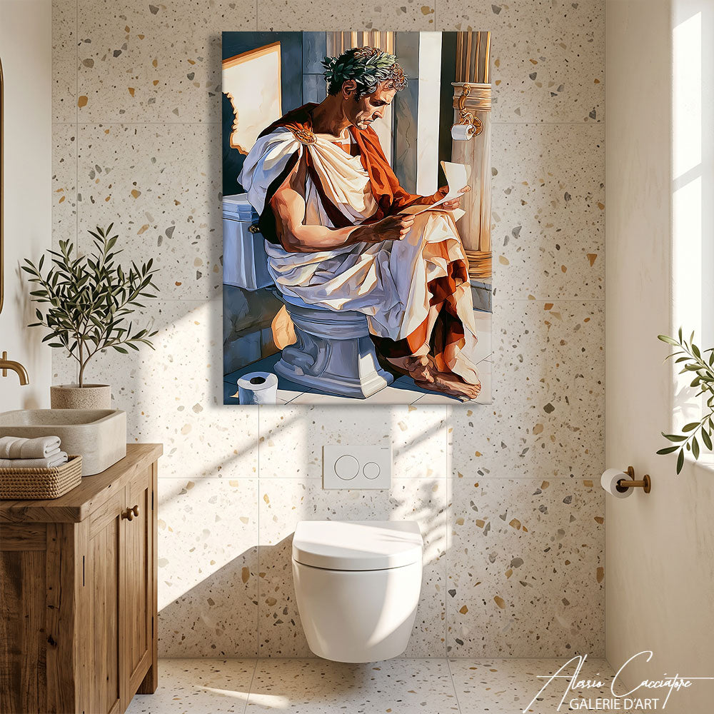 Toile Decoration Toilette