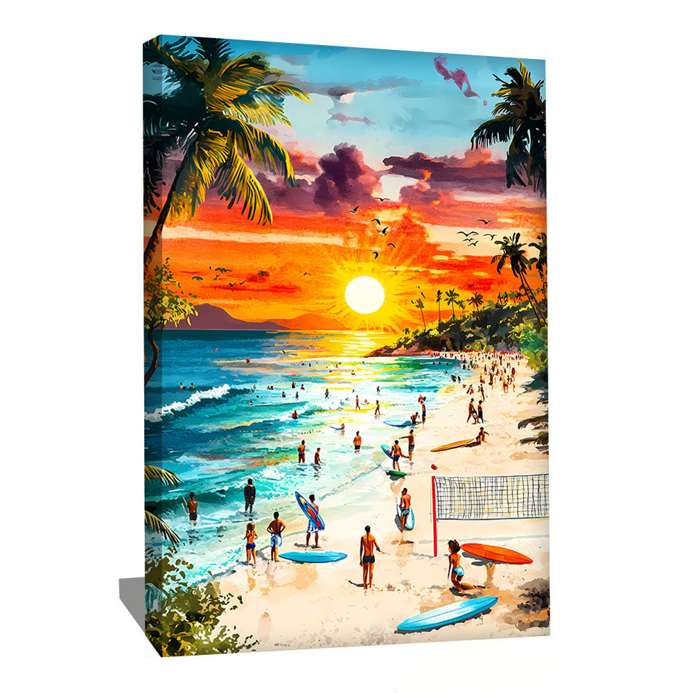Cadre Tableau Tropical