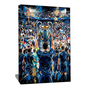 Tableau Peinture Foot