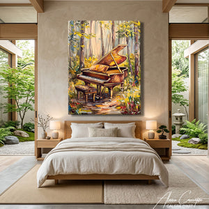 Toile Piano Peinture