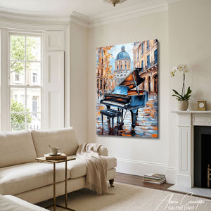 Décoration Murale Abstraite Piano