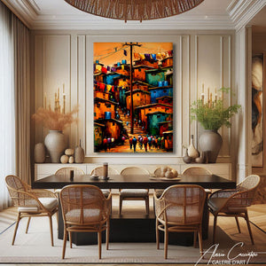 Affiche Africain Paysage