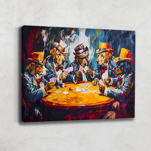 Tableau Chien Poker