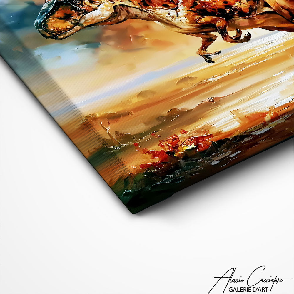 Art Mural Toile Dinosaure