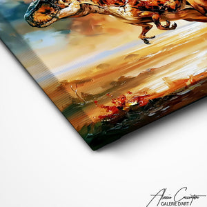 Art Mural Toile Dinosaure