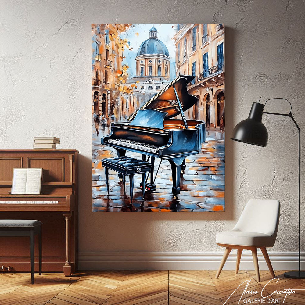Tableau Abstraite Piano
