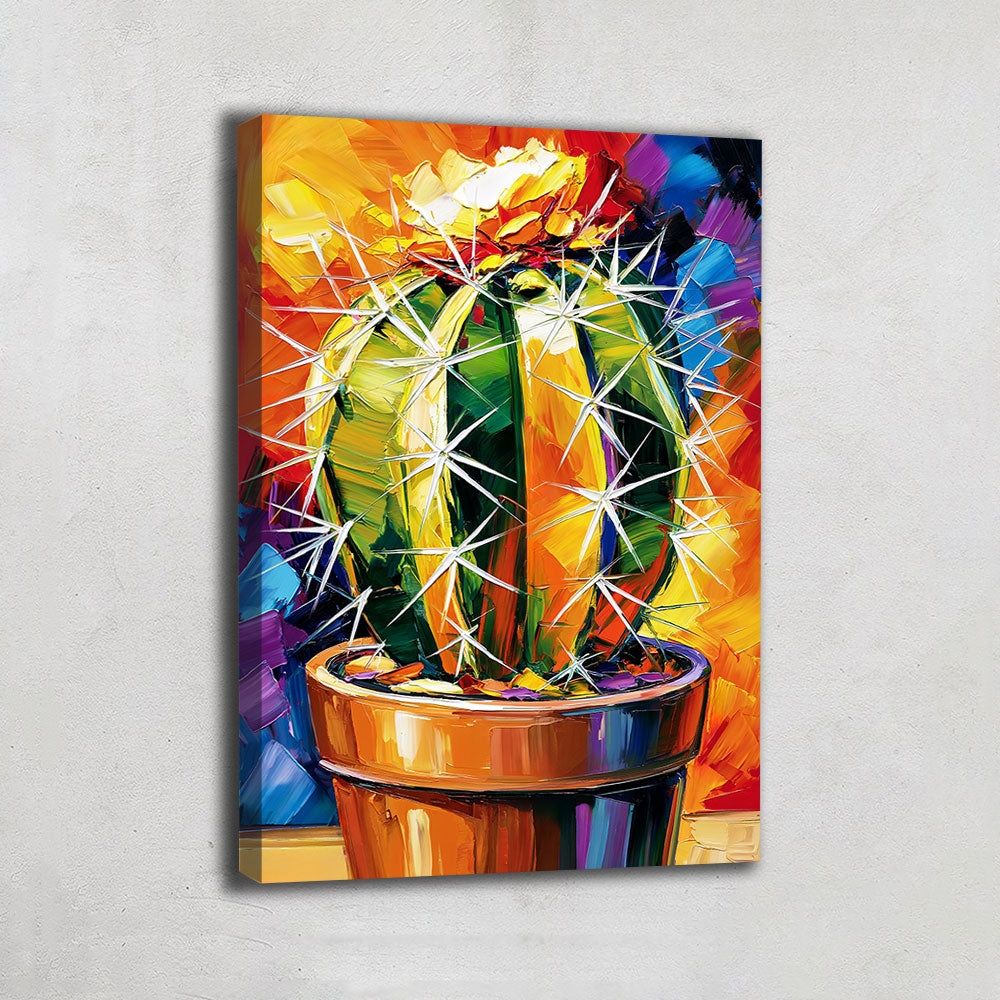 Tableau Peinture Cactus
