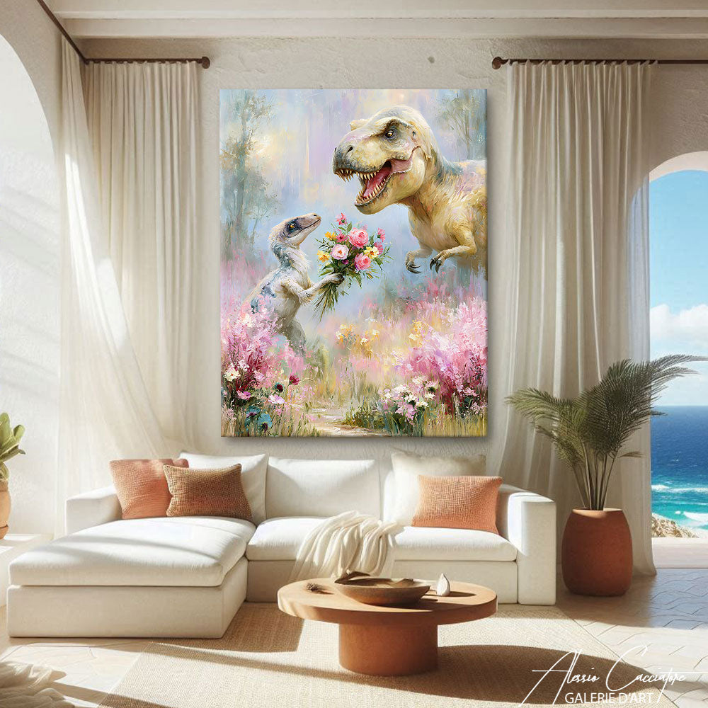 Peinture Dinosaure Enfant