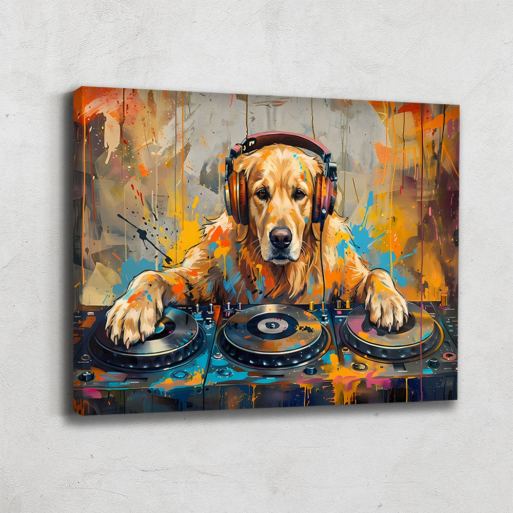 Tableau Chien Musique