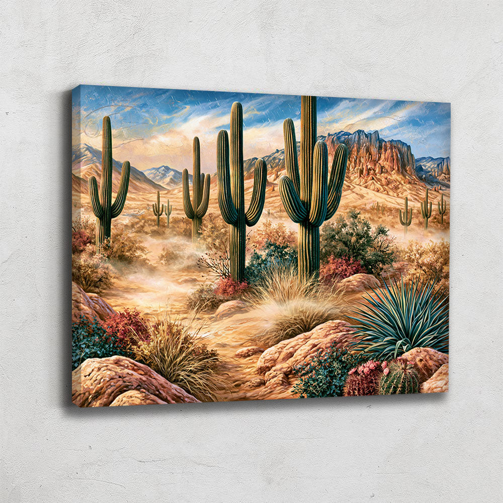 Tableau Desert Cactus