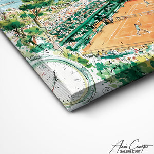Art Mural Tennis