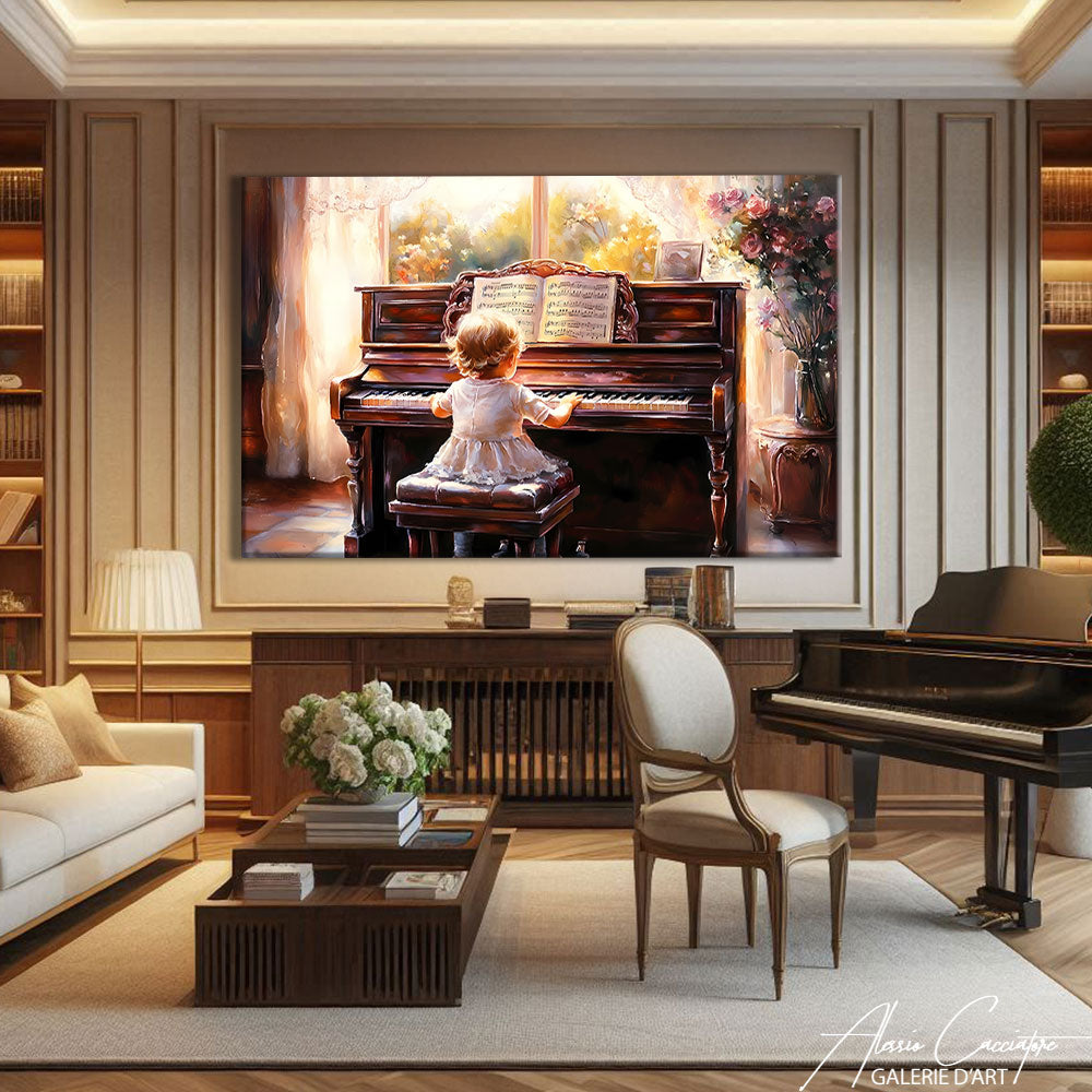 Tableau Piano Toile