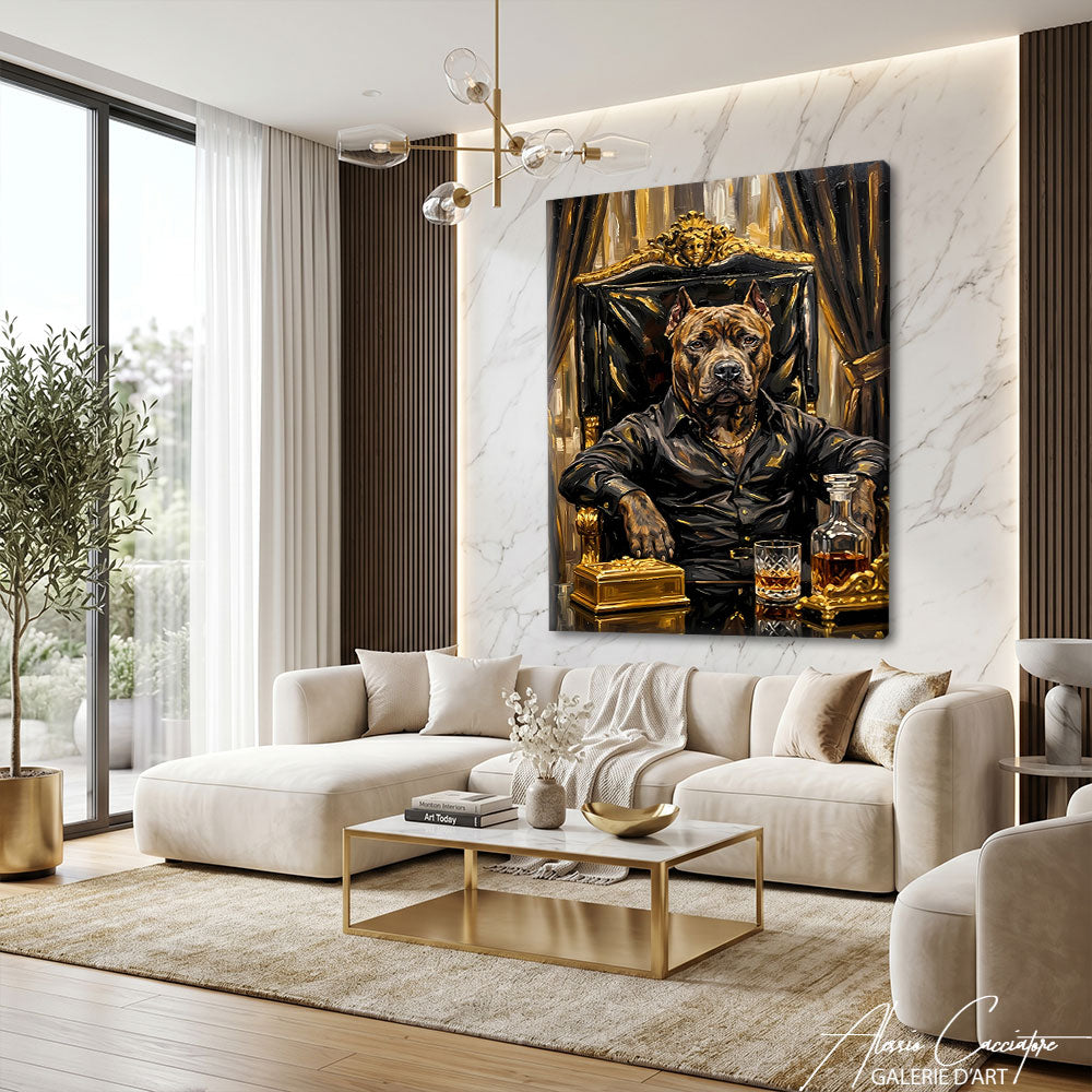 Décoration Murale Chien Habillé