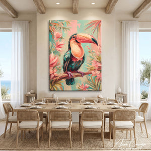 Affiche Toucan Tropical