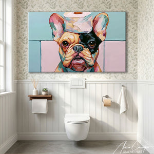 Tableau Portrait Chien Tableau