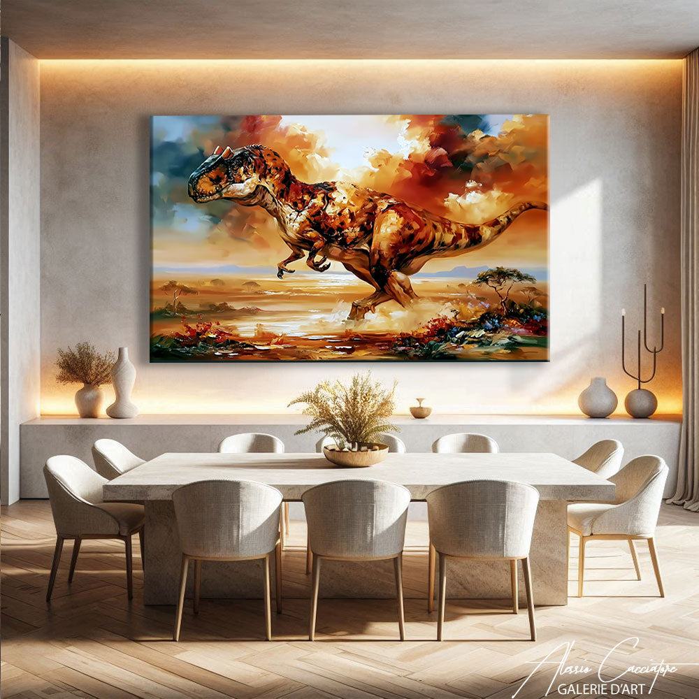 Affiche Toile Dinosaure
