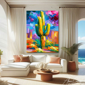 Peinture Cactus Moderne