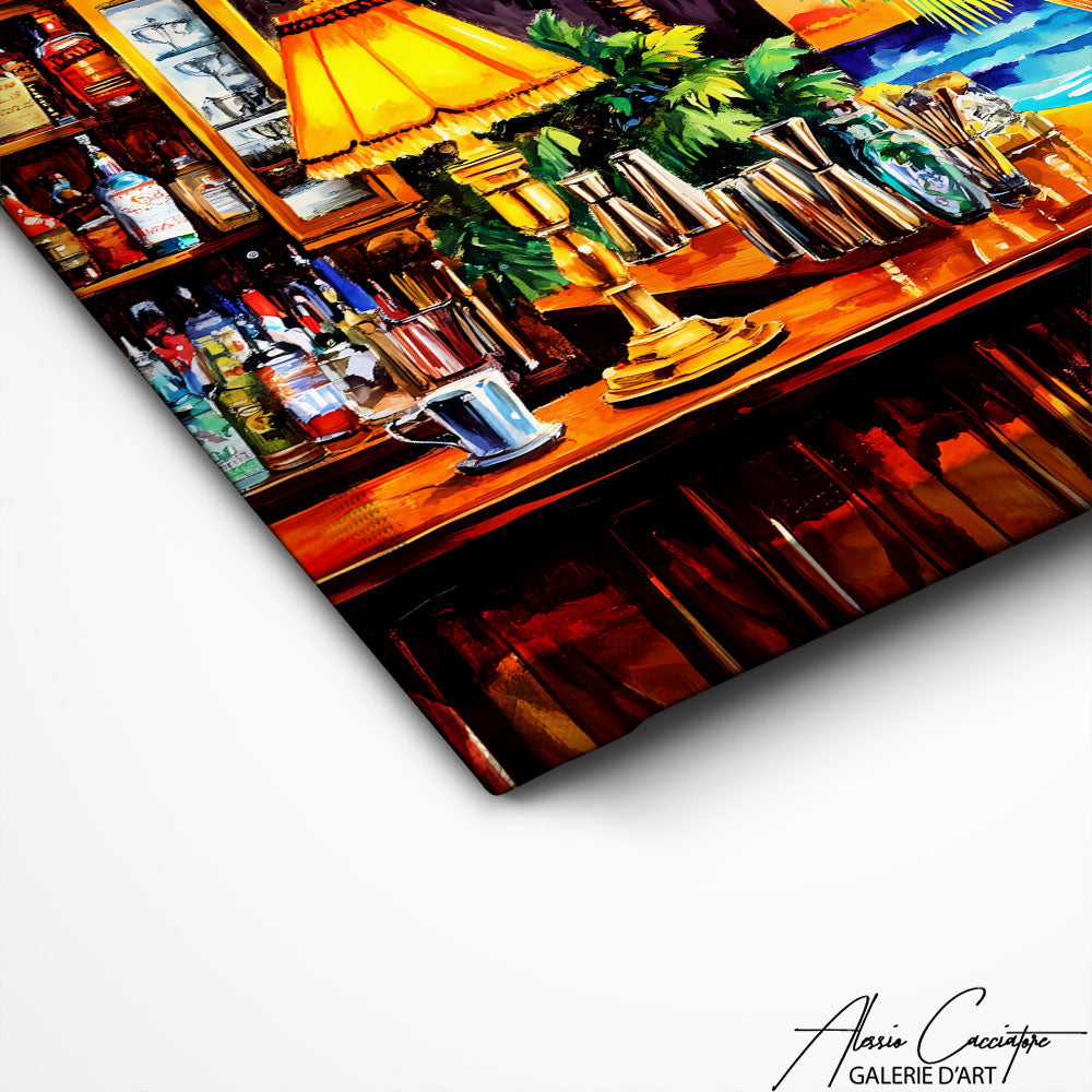 Art Mural Tropical Chic