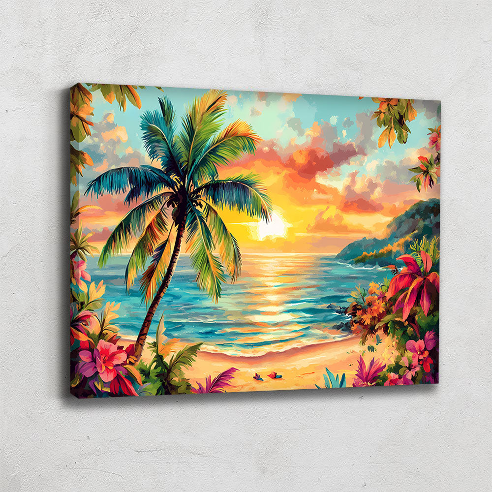Peinture Paysage Tropical