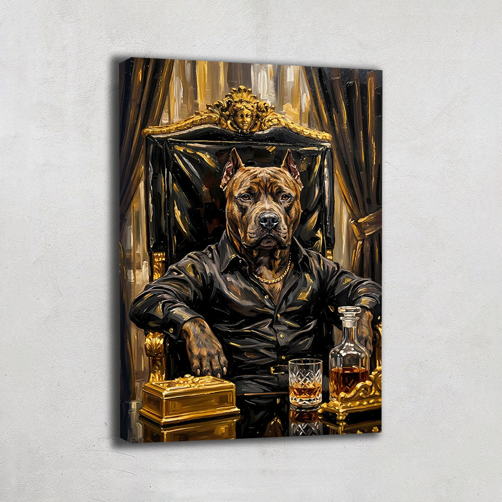 Tableau Chien Habillé