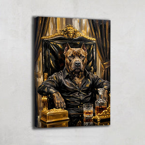 Tableau Chien Habillé