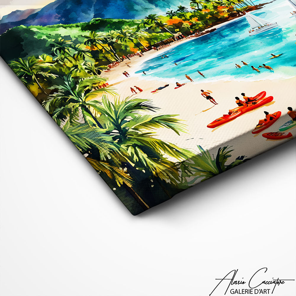 Décoration Murale Paysage Tropical Peinture