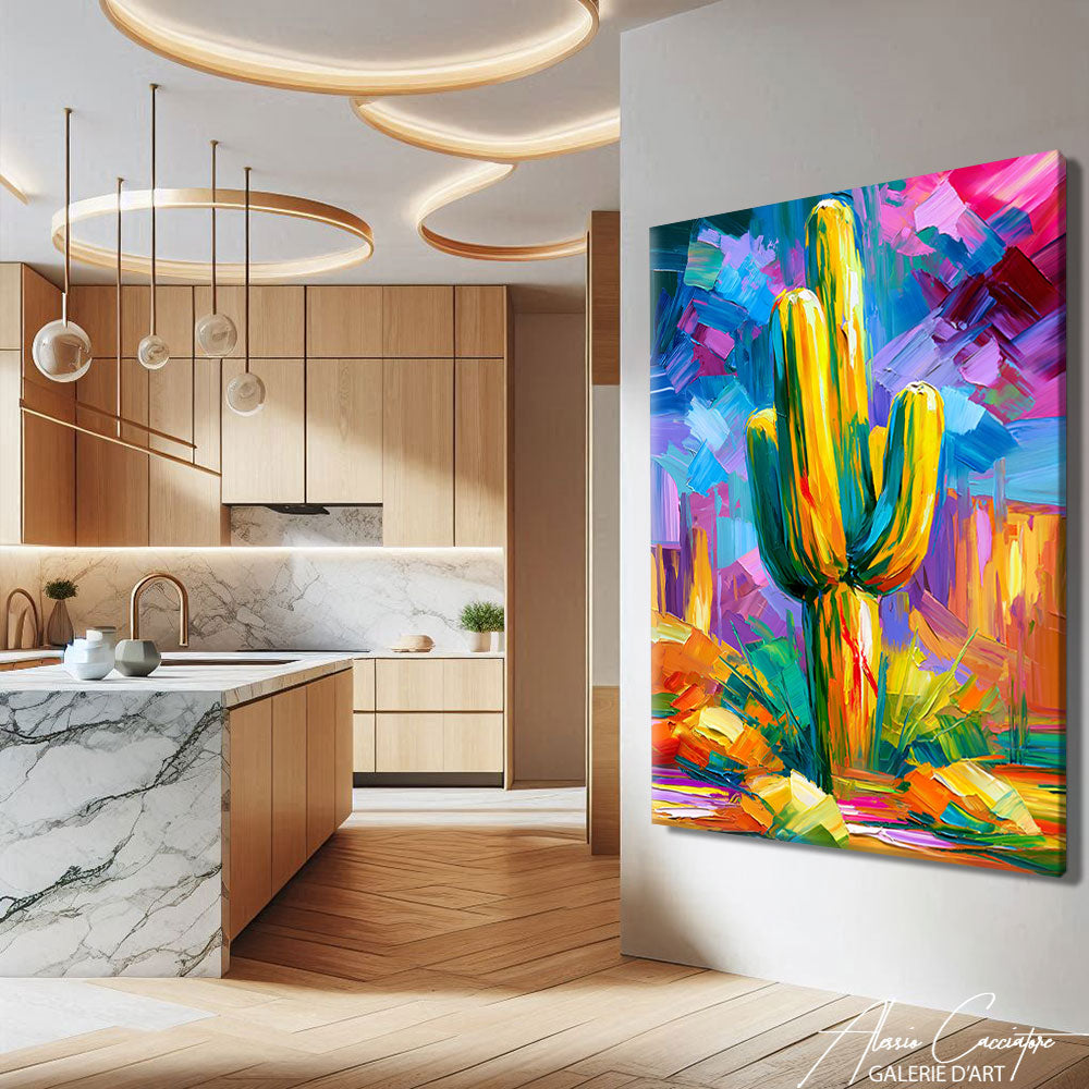 Décoration Murale Cactus Moderne