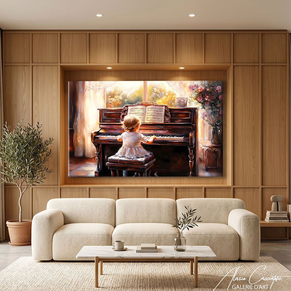 Peinture Piano Toile