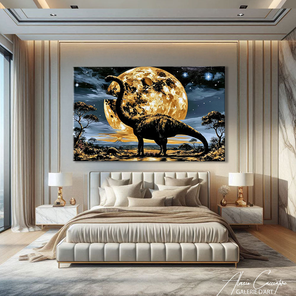 Toile Dinosaure Peinture