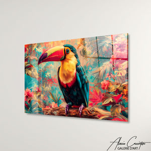 Cadre Oiseau Tropical