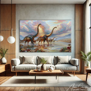 Toile Dinosaure Chambre