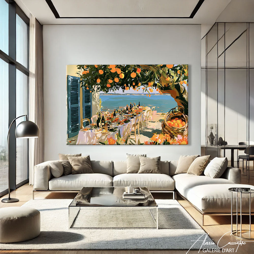 Peinture Paysage De Provence