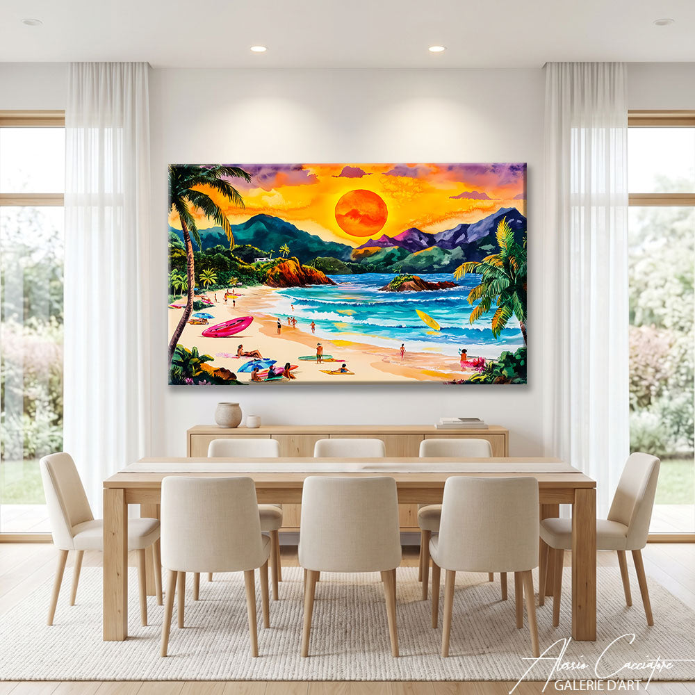 Affiche Paysage Tropical
