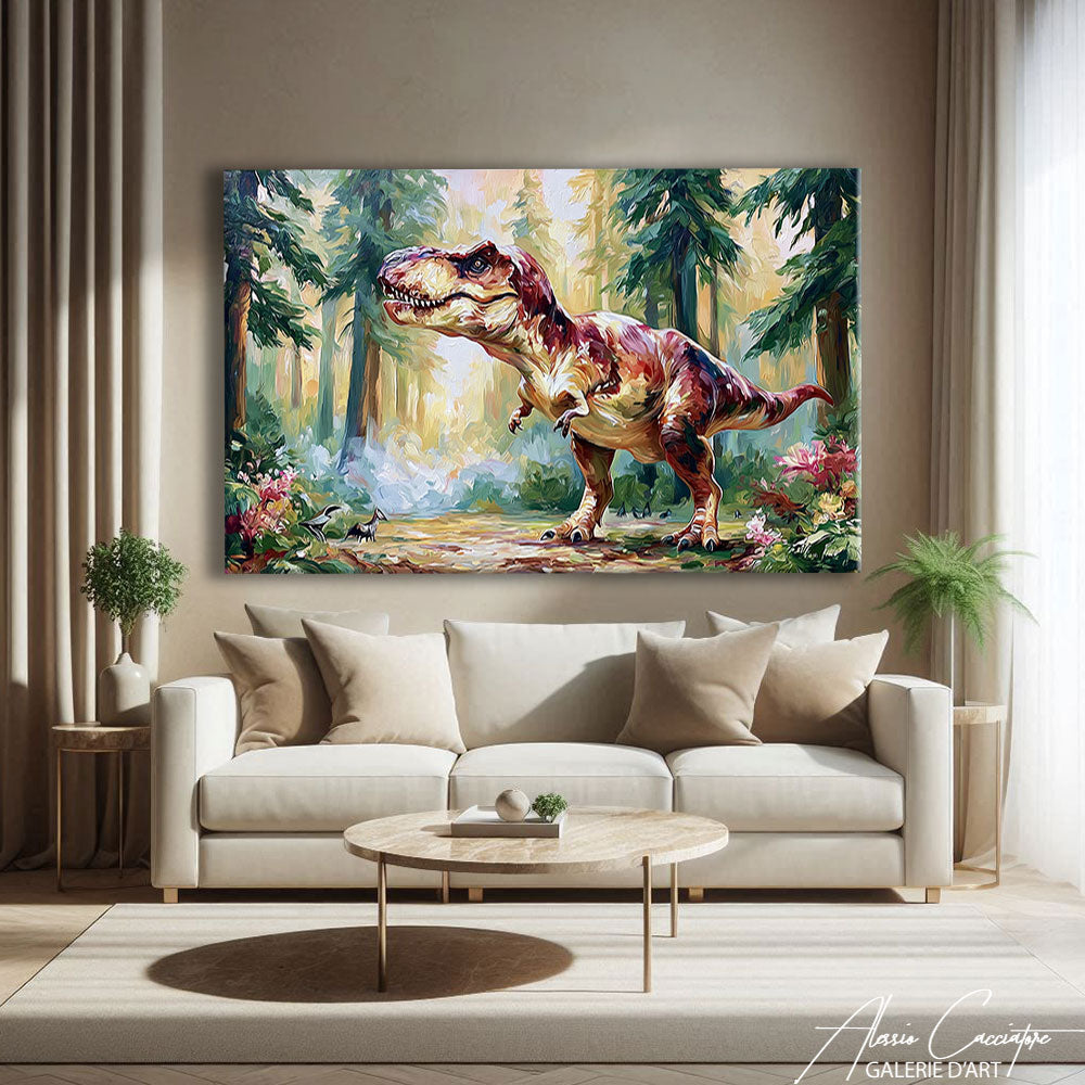 Toile Dinosaure